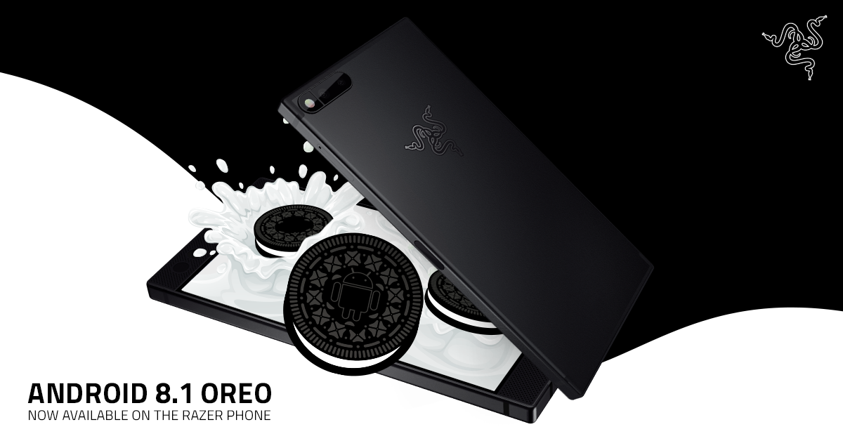 actualización Android Oreo 8.1 para el Razer Phone