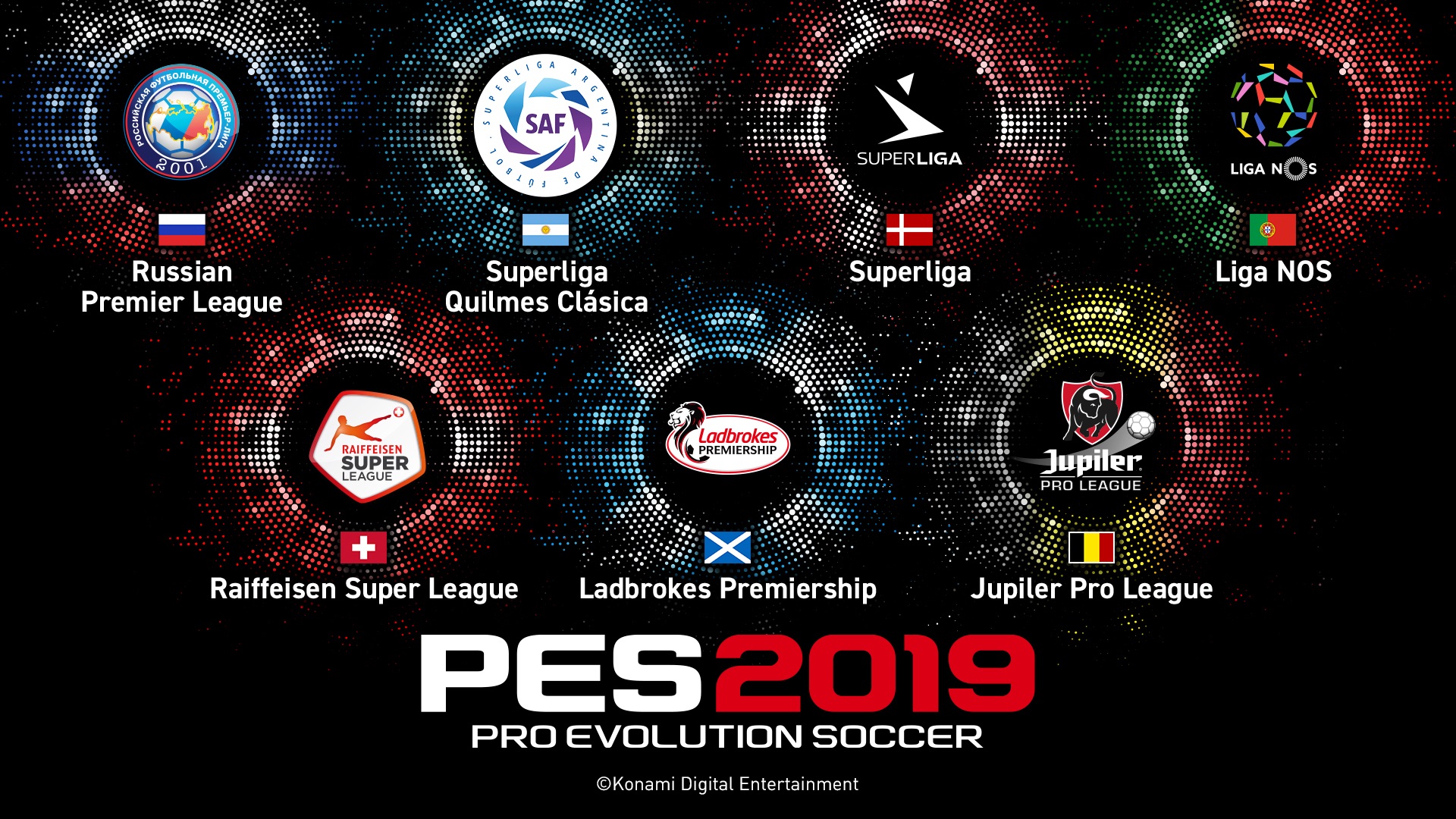 PES 2019 contará con siete