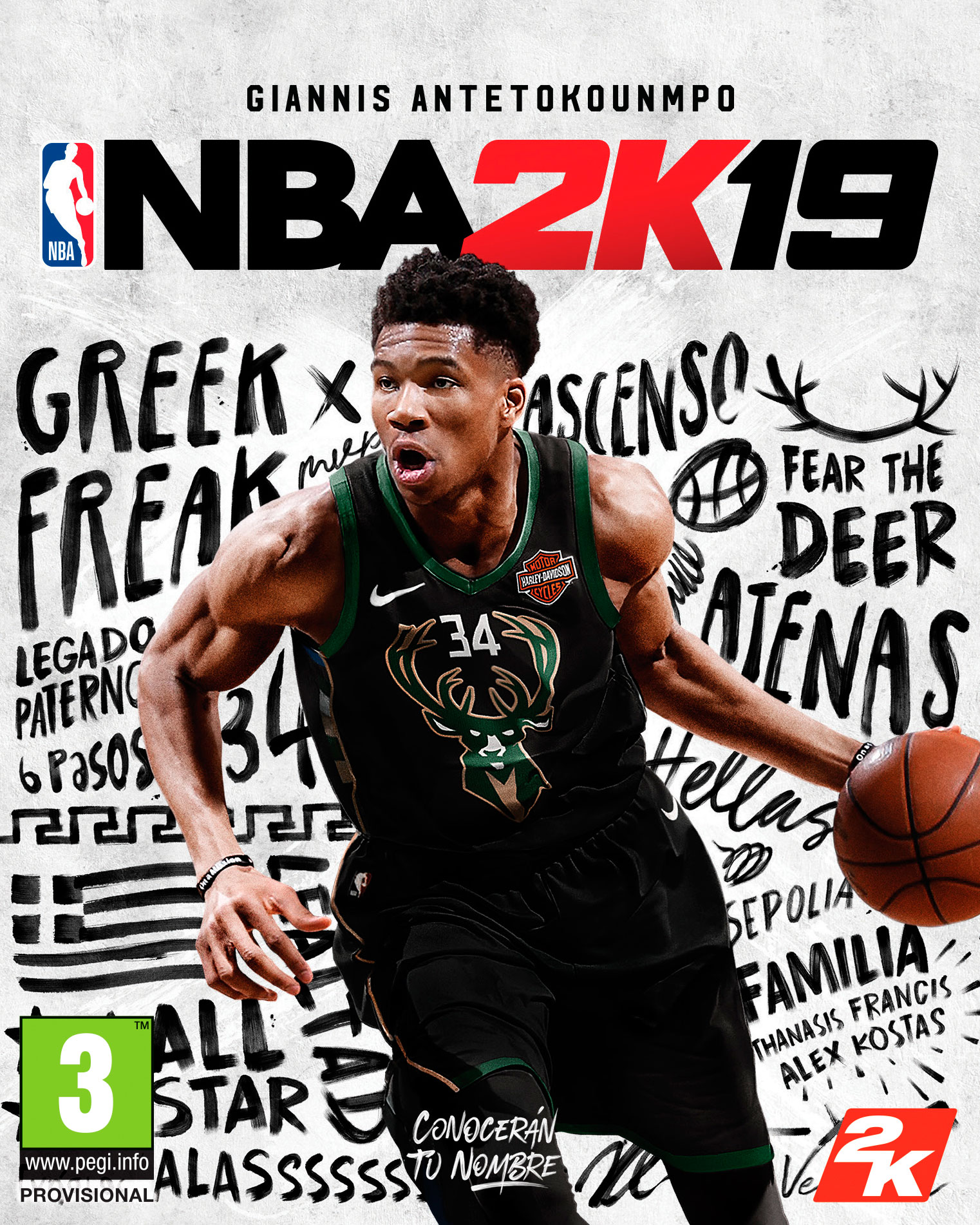 portada de la Edición Estándar de NBA 2K19