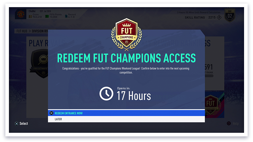 FIFA 19 Ultimate Team Division 3