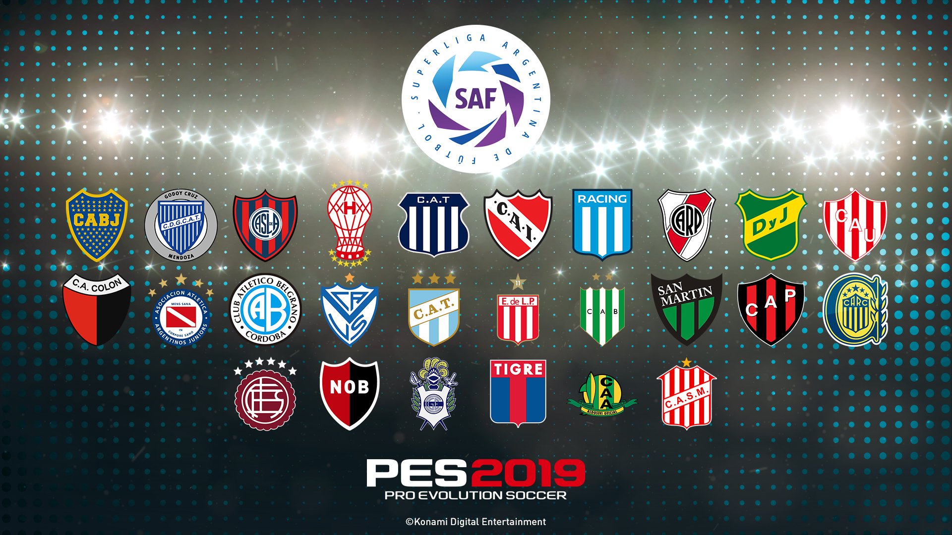 PES 2019 contará con la SuperLiga Quilmes Clásica