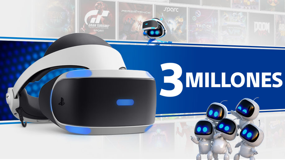 PlayStation VR supera los 3 millones de unidades