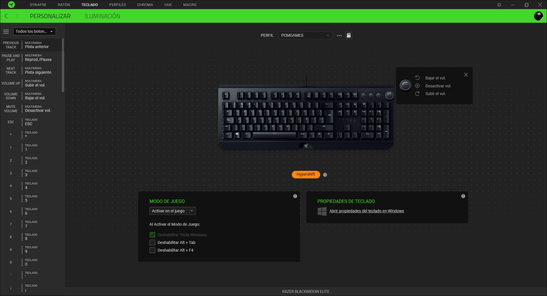 Razer BlackWidow Elite