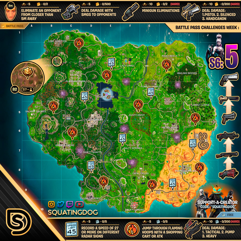 Fortnite Semana 5 Temporada 6