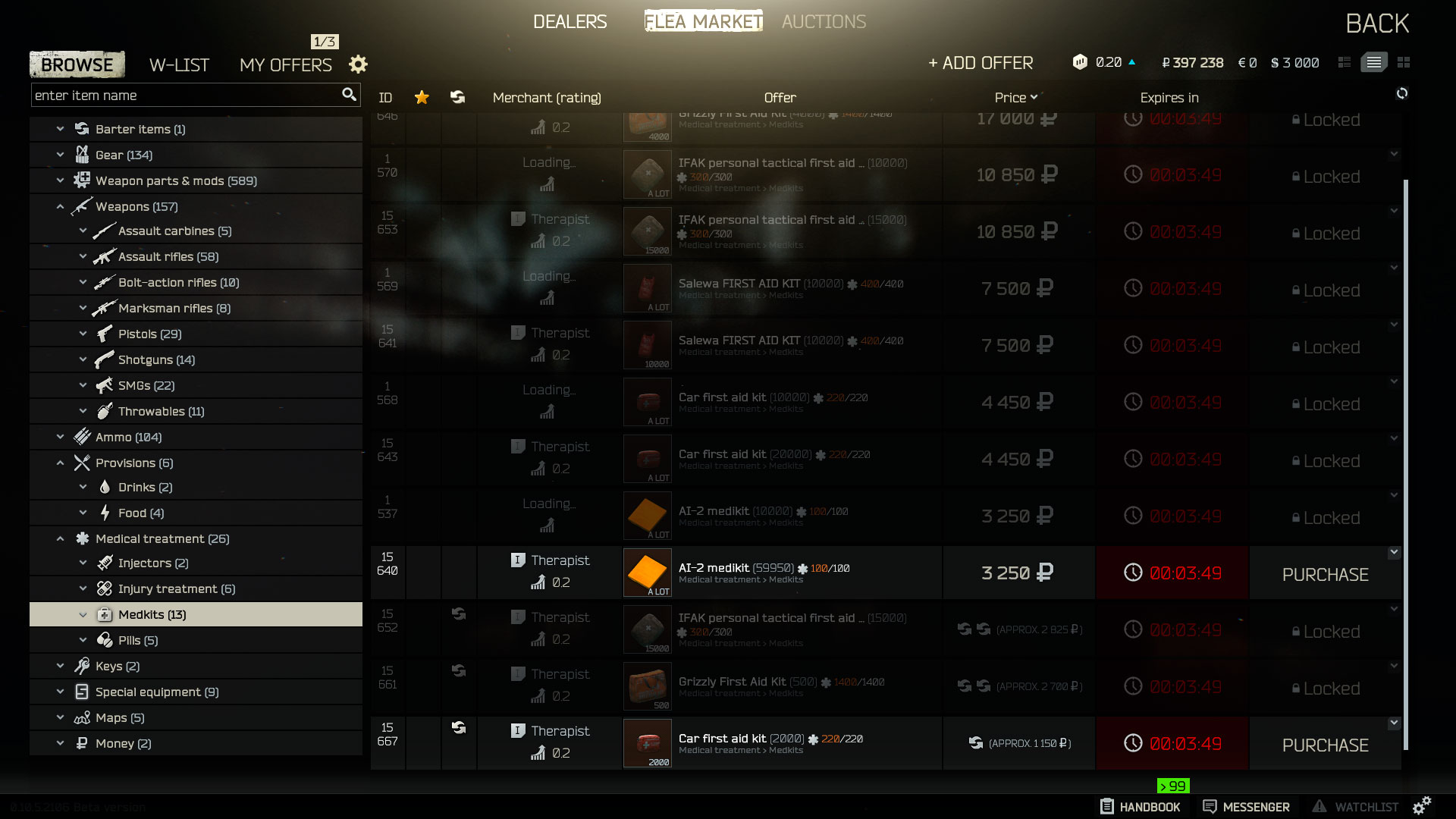 Escape From Tarkov Flea Market 2
