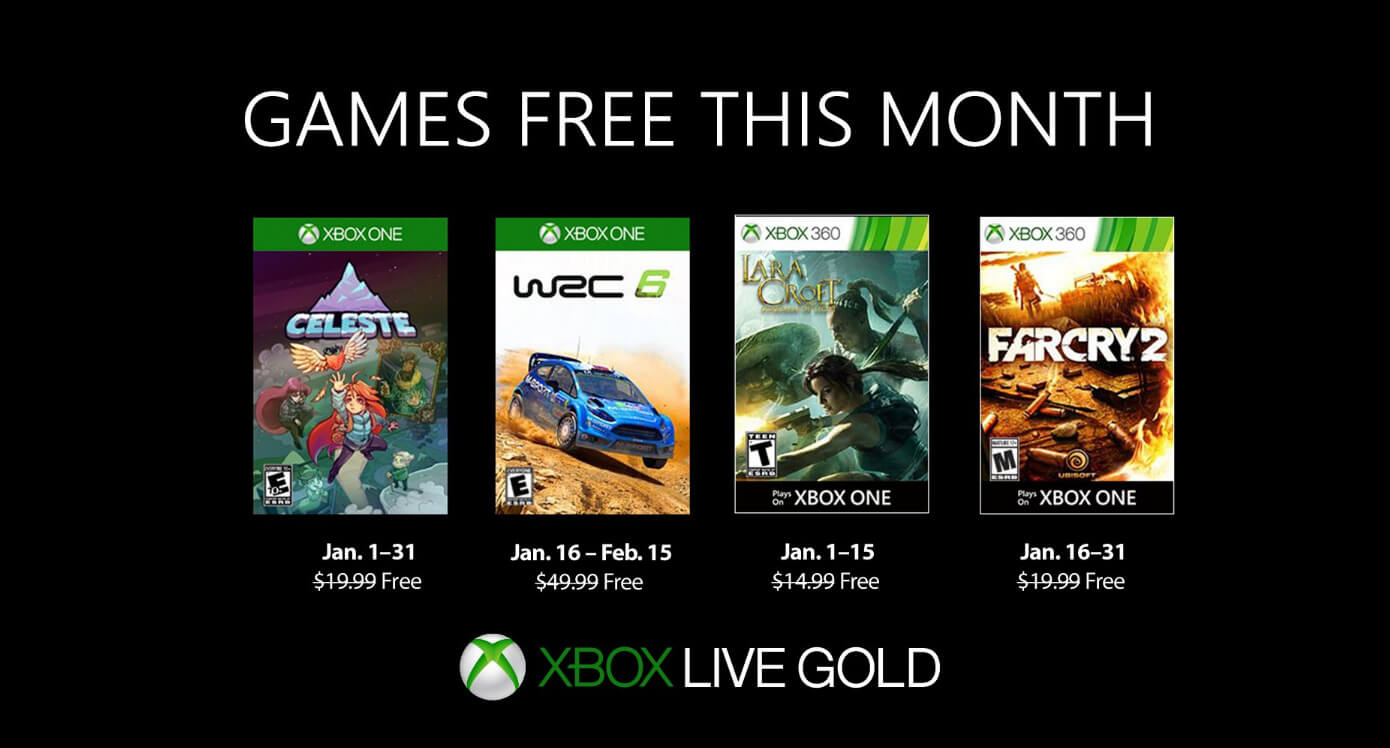 Xbox Gold Enero 2019