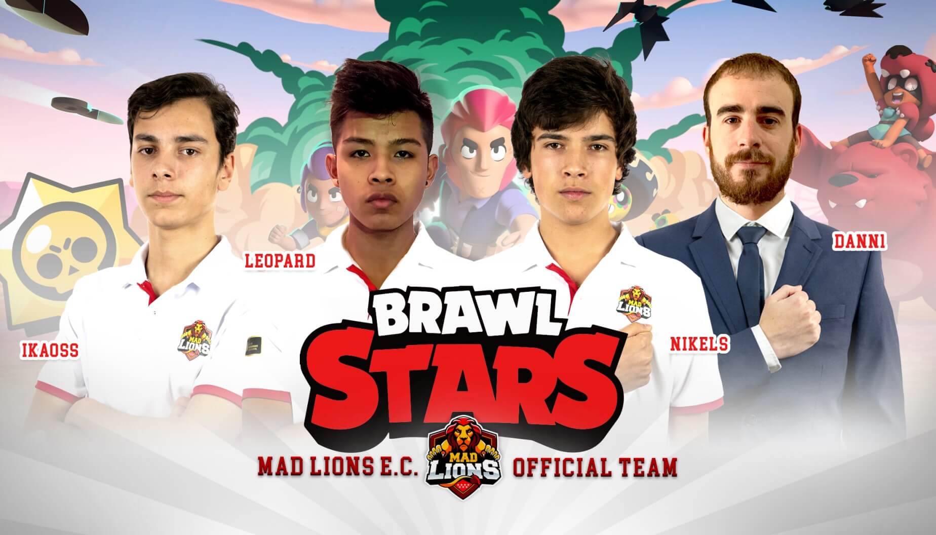 Plantilla Brawl Stars MAD Lions E.C.