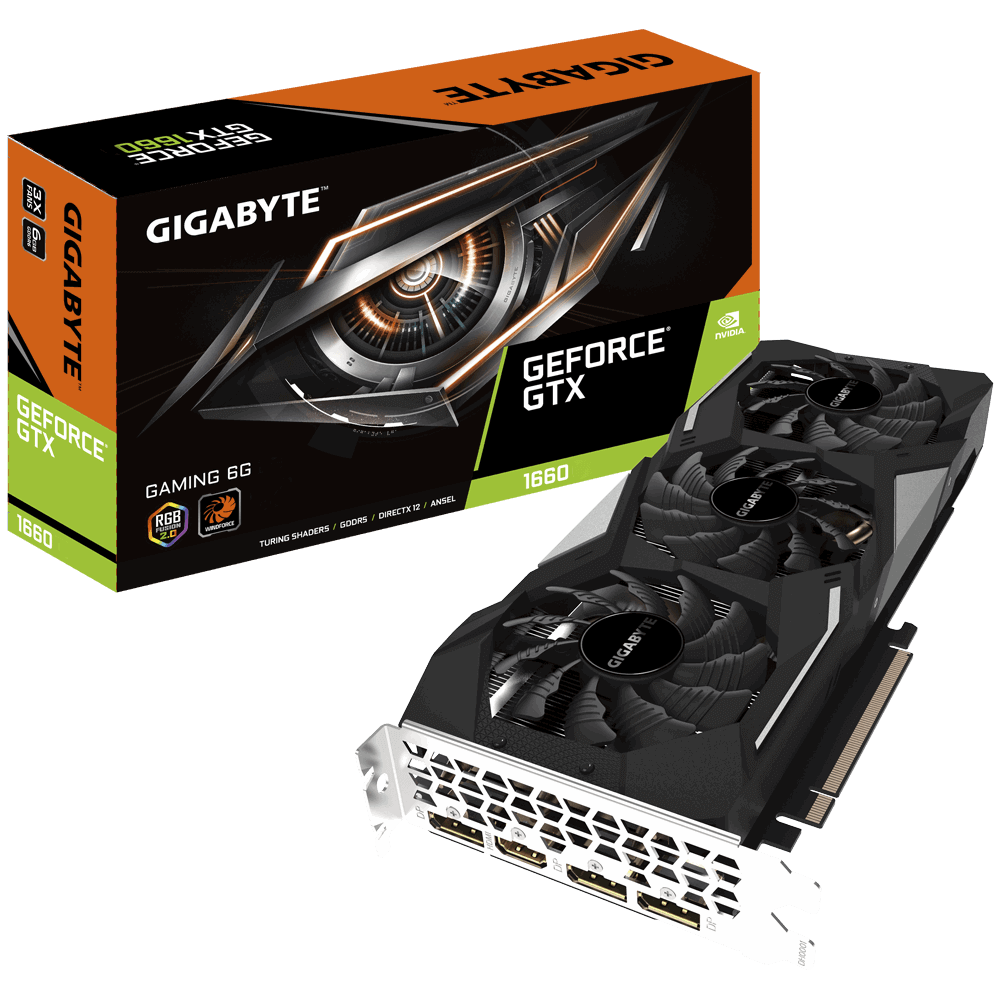 Gigabyte GeForce GTX 1660 Anuncio