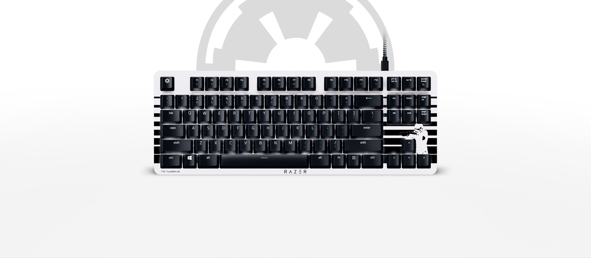 Razer BlackWidow Lite Stormtrooper Edition Anuncio