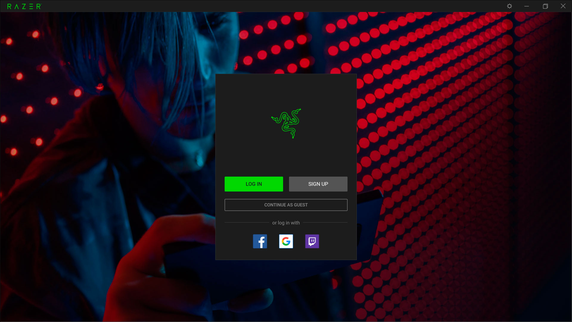 invitado en Razer Synapse 3