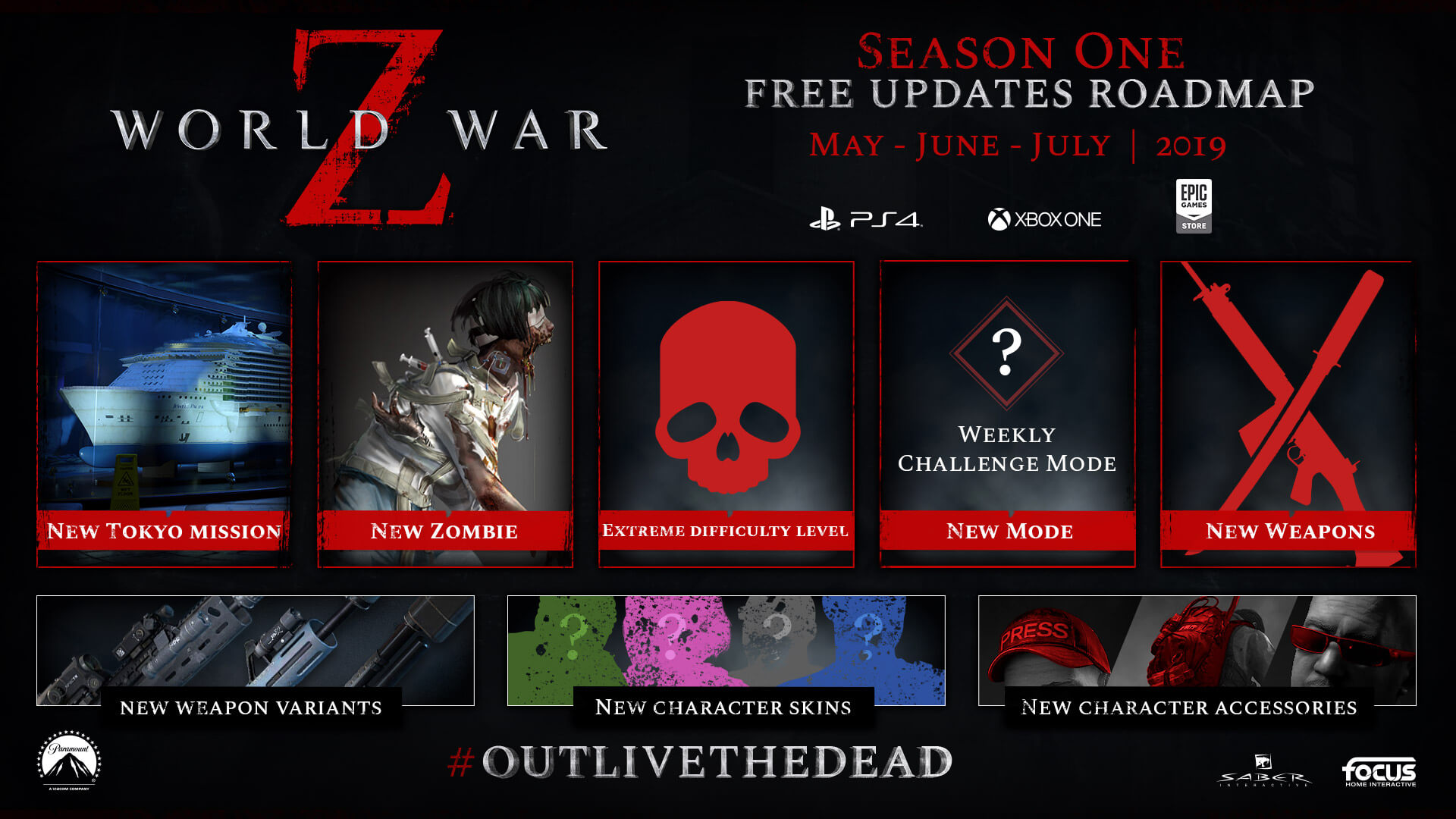 World War Z Hoja de ruta