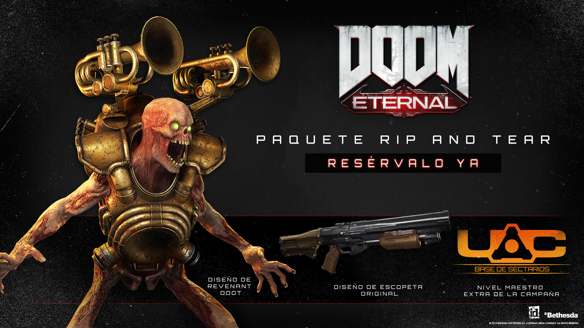 DOOM Eternal Paquete Rip and Tear