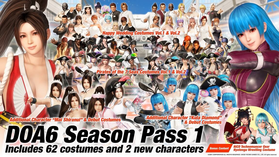 Dead or Alive 6 Personajes