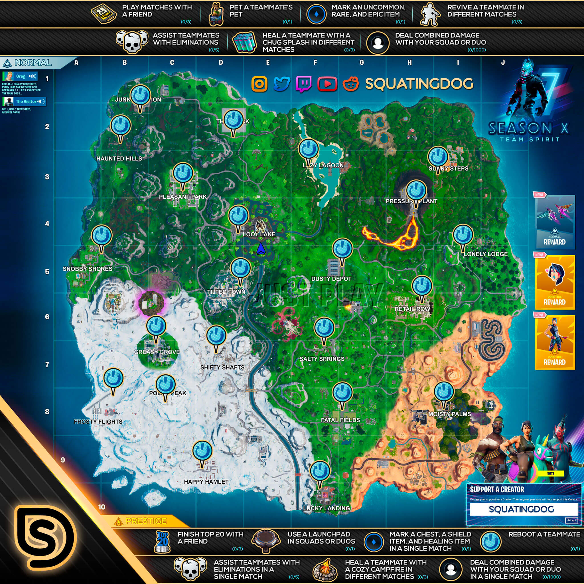Fortnite Semana 7 Temporada X