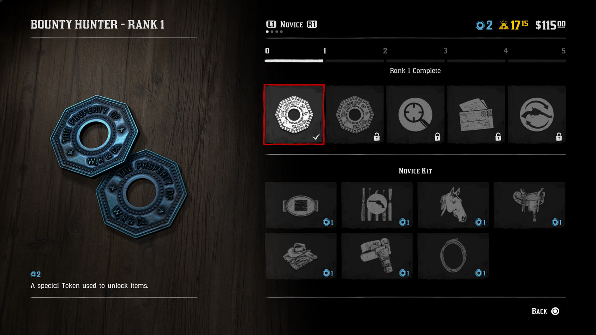Red Dead Online Roles Progresión 1