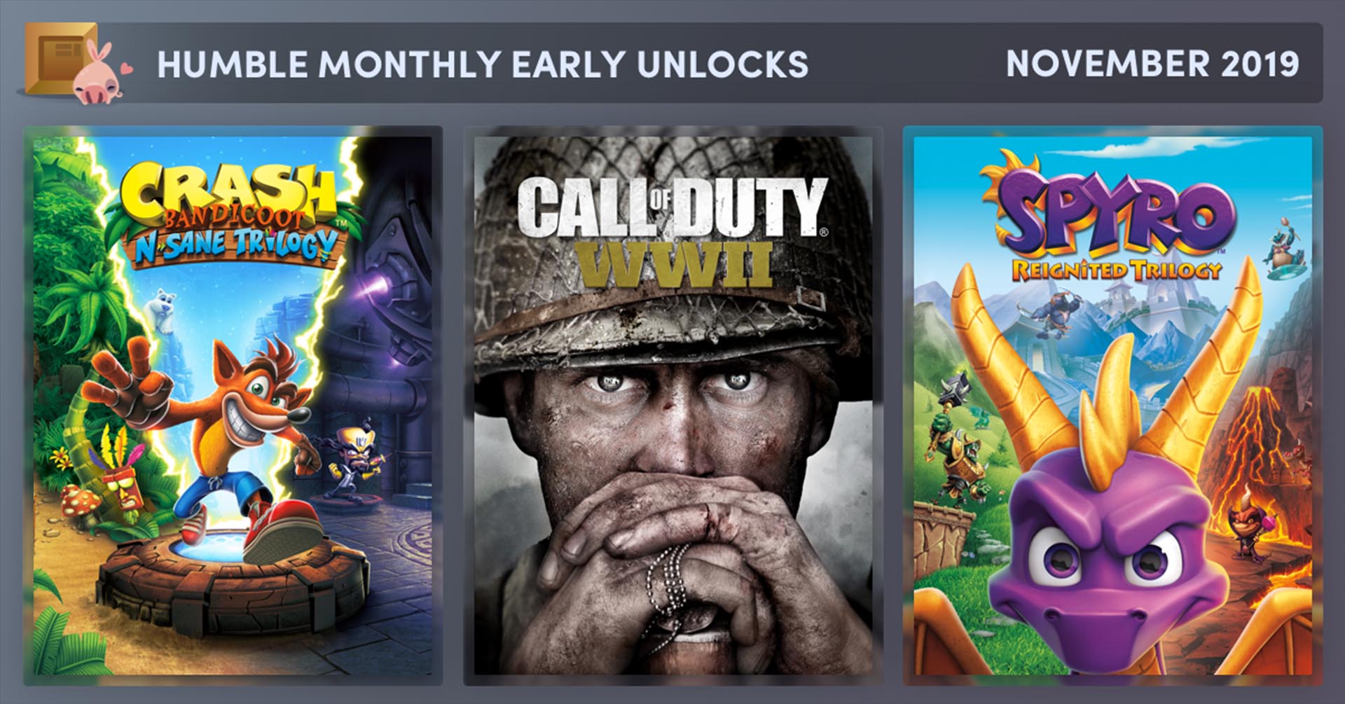 Humble Monthly Bundle Noviembre 2019