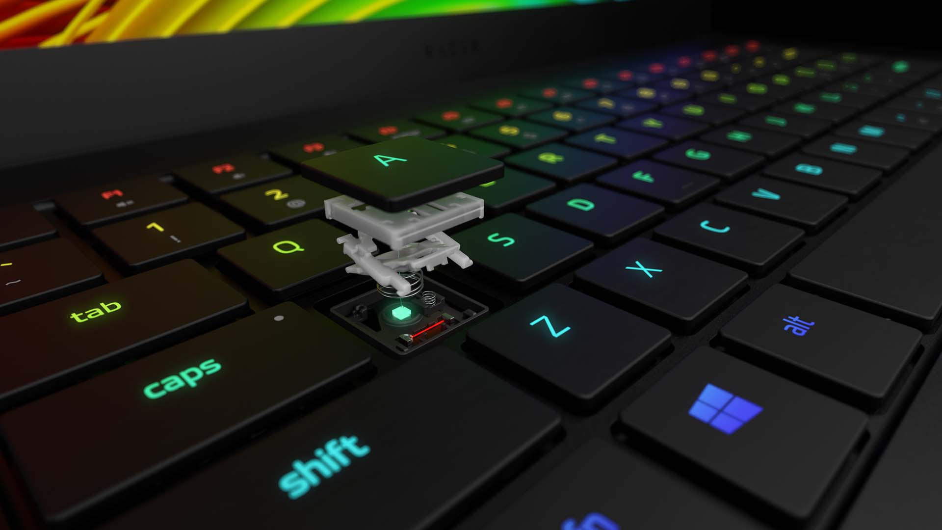 Razer teclado óptico para portátiles 2