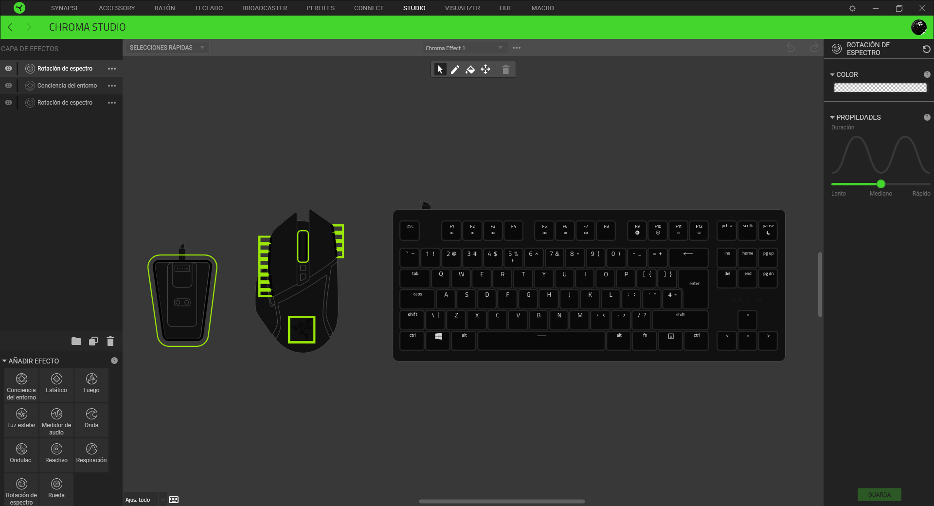 Razer Basilisk Ultimate Análisis Razer Synapse 10