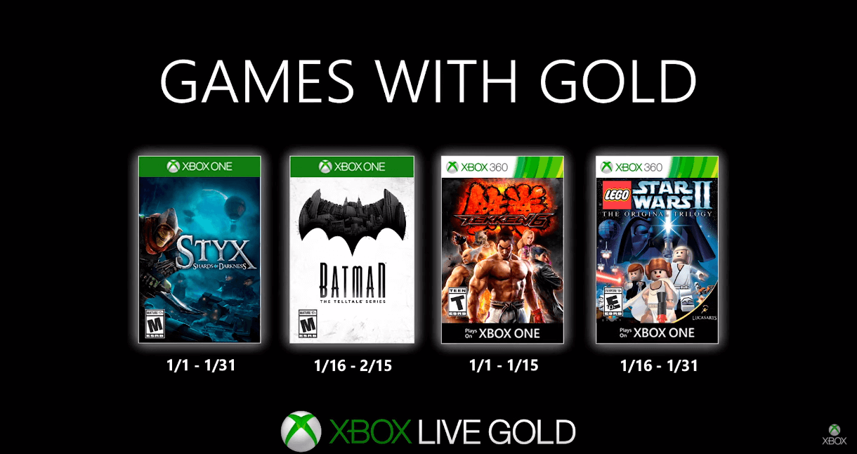Xbox Gold Enero 2020
