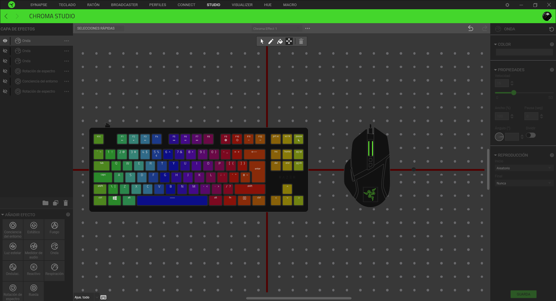 Razer Basilisk V2 Análisis Razer Synapse 7