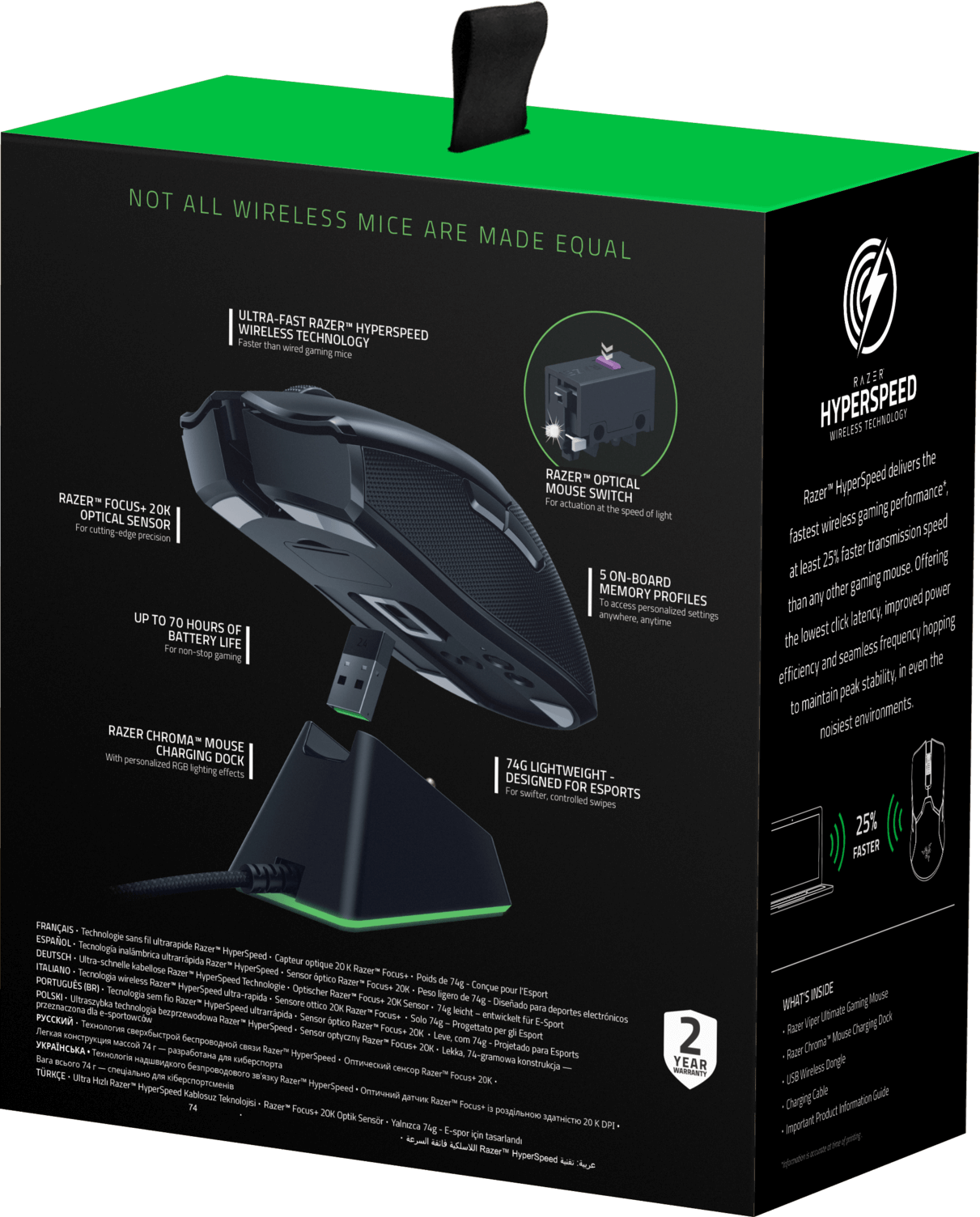 Razer Viper Ultimate Análisis Caja 2