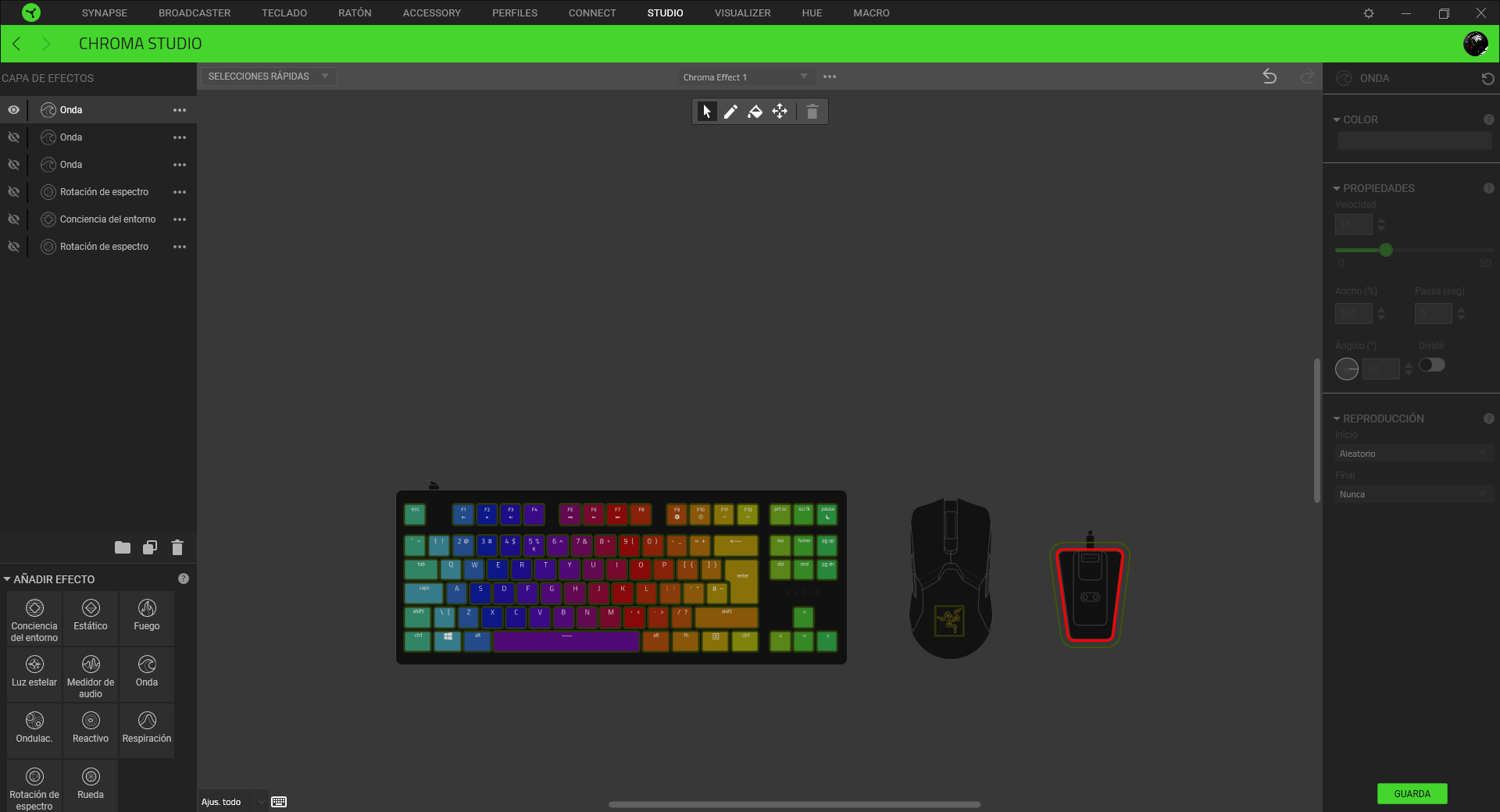 Razer Viper Ultimate Análisis Razer Synapse 9