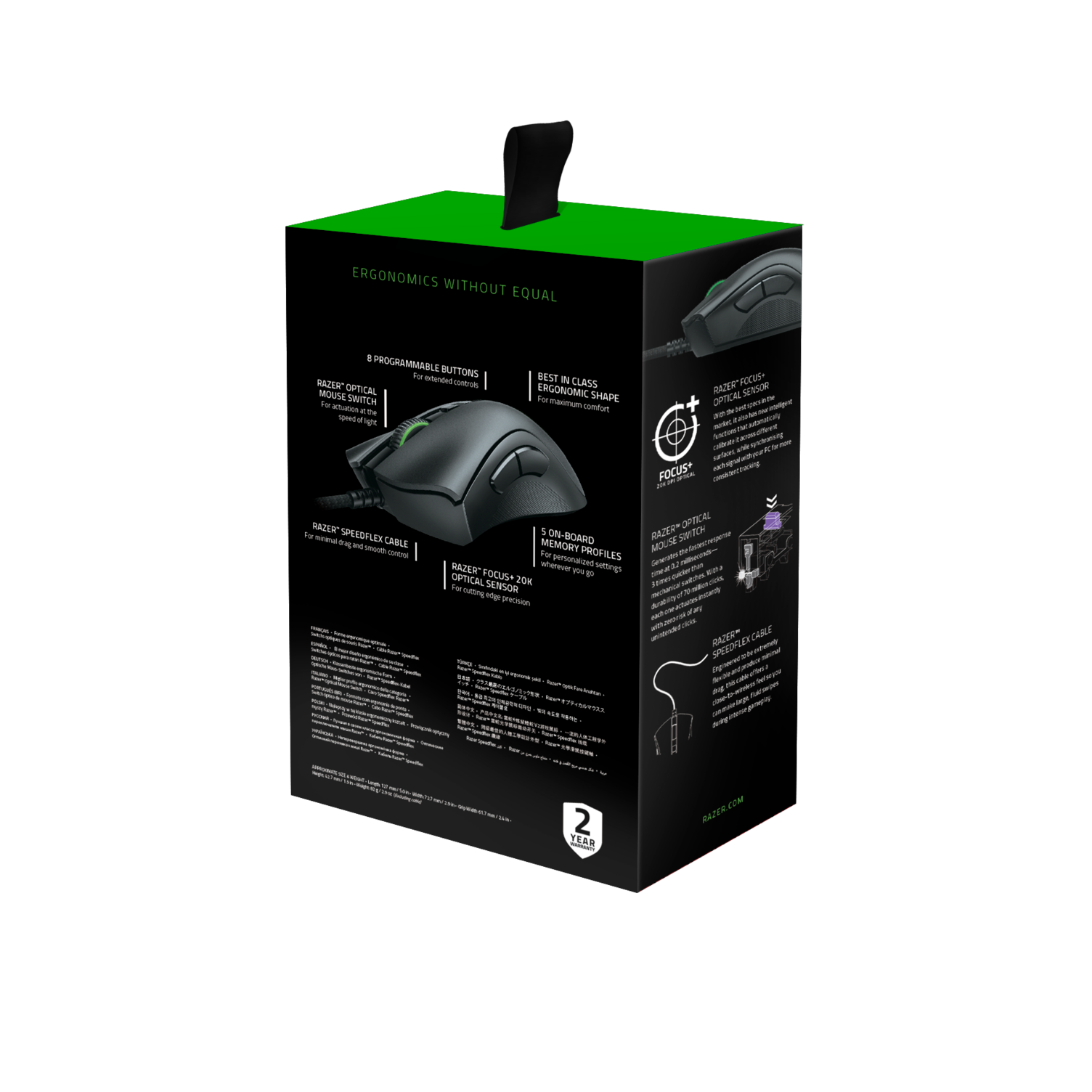 Razer Deathadder V2 Análisis Caja 2