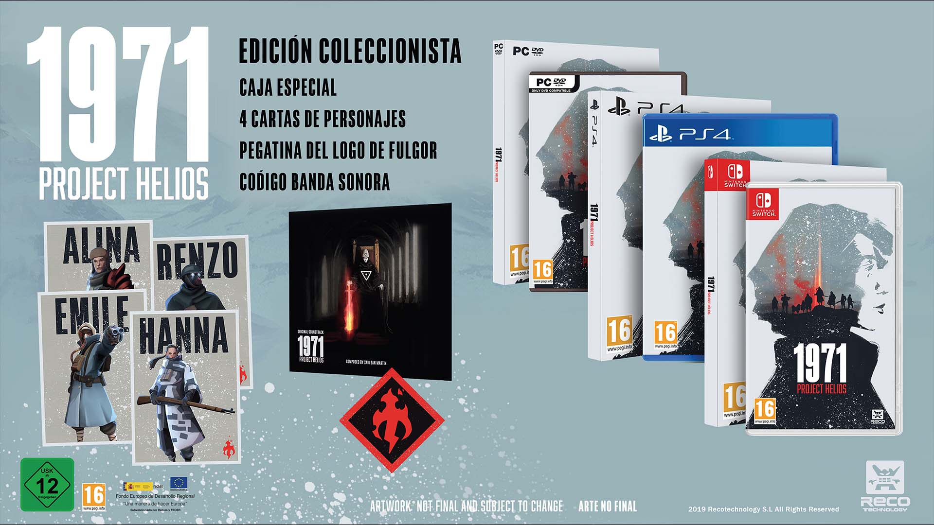 1971 Project Helios Edición física