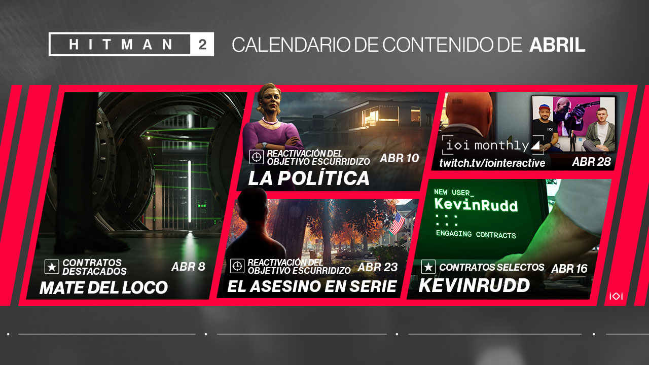 Hitman 2 Abril 2020