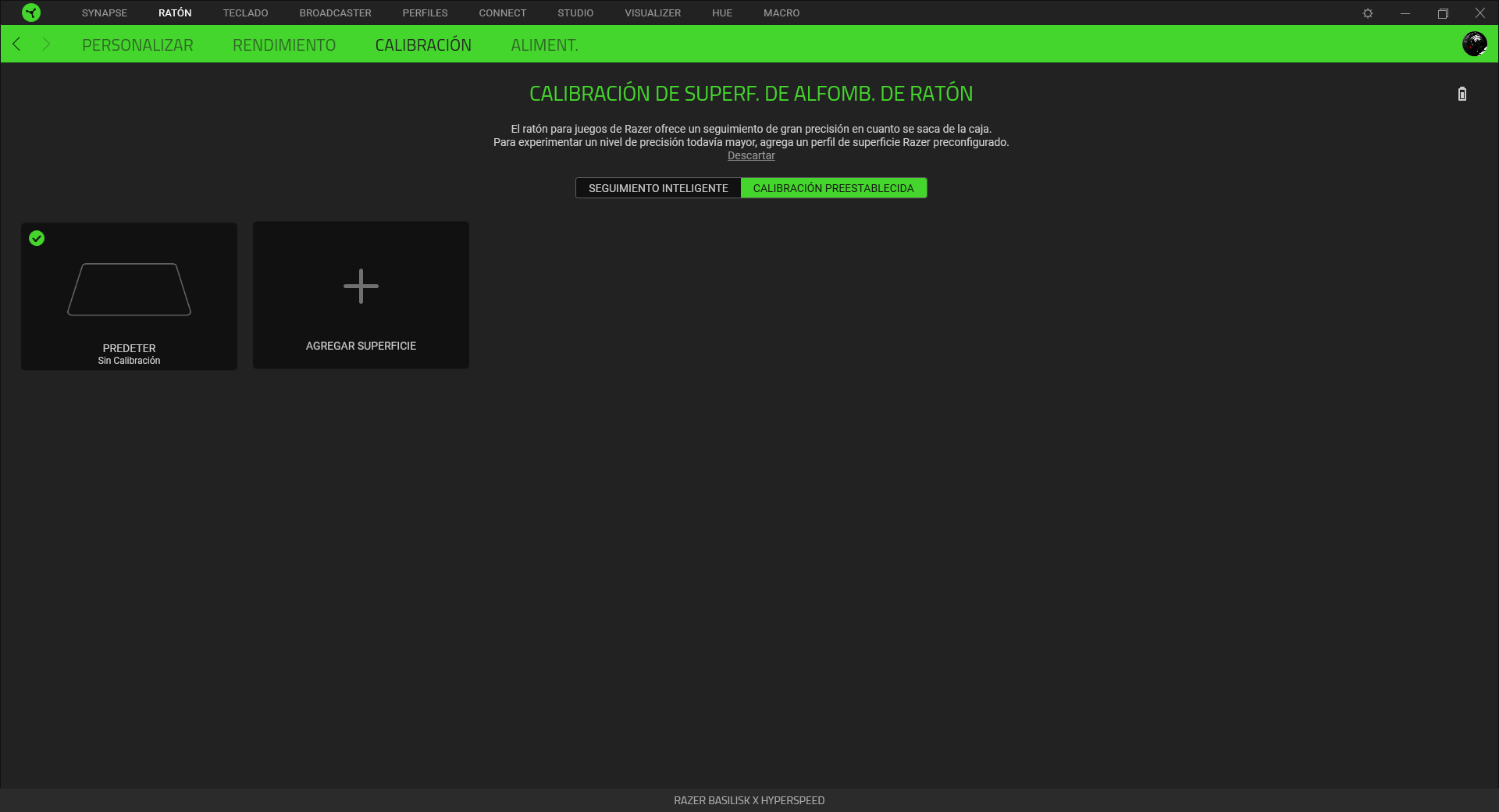 Razer Basilisk X HyperSpeed Análisis Razer Synapse 3 3
