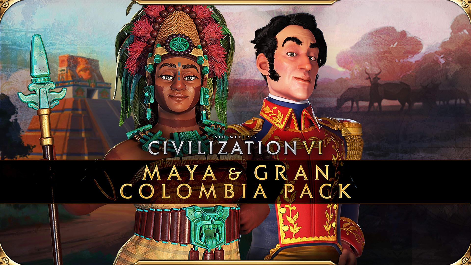 Civilization VI New Frontier Mayas y Gran Colombia