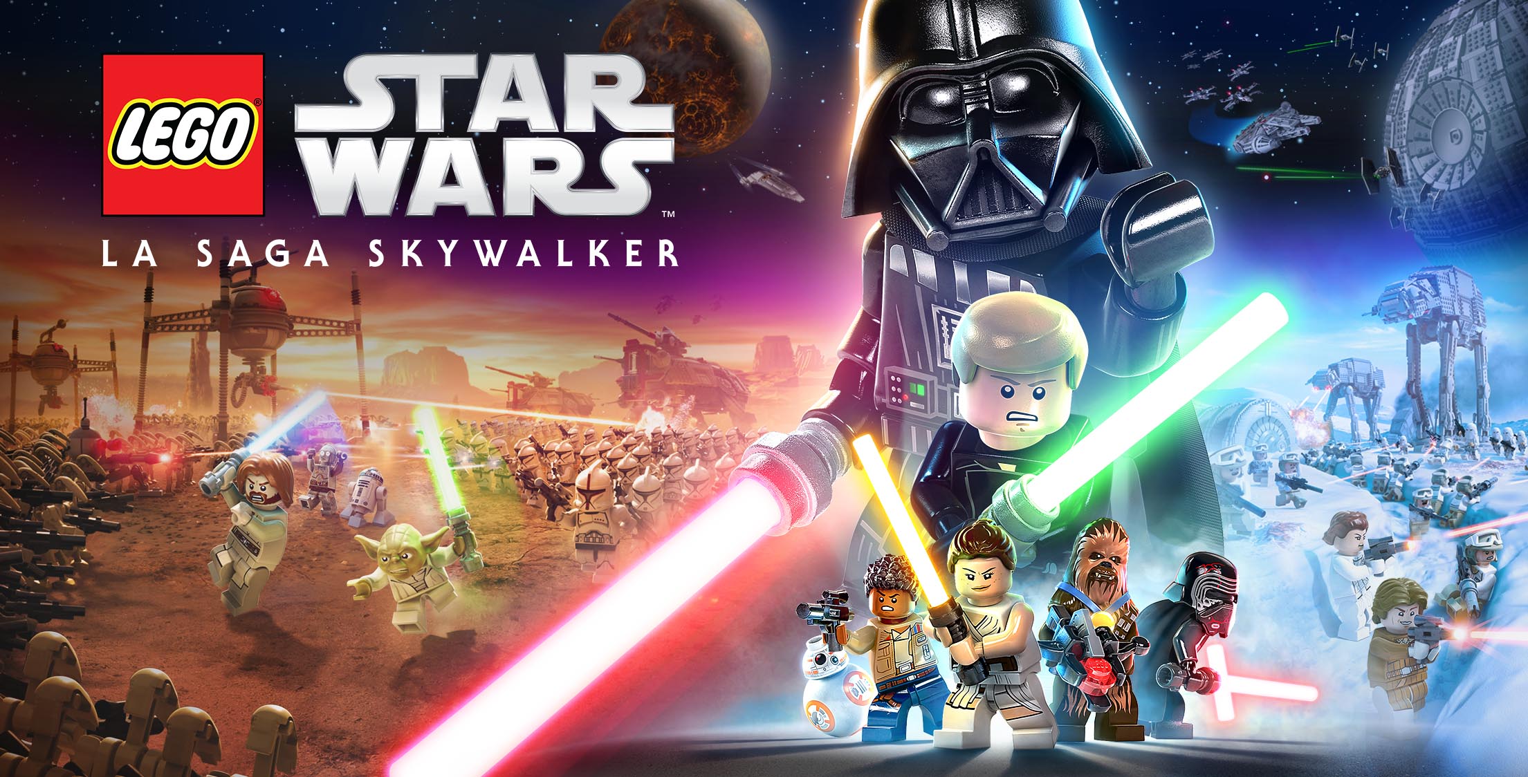 LEGO Star Wars La Saga Skywalker Key Art 2