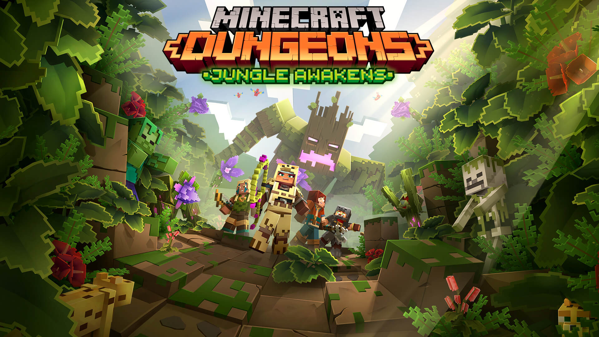 Minecraft Dungeons Jungle Awakens Art