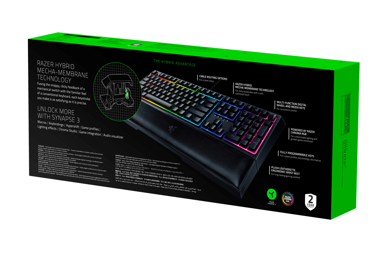 Razer Ornata V2 Análisis Caja 2