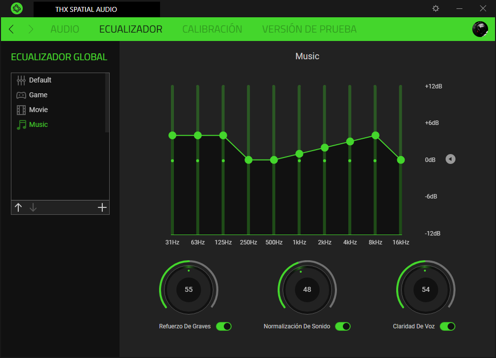 THX Spatial Audio Impresiones APP 3