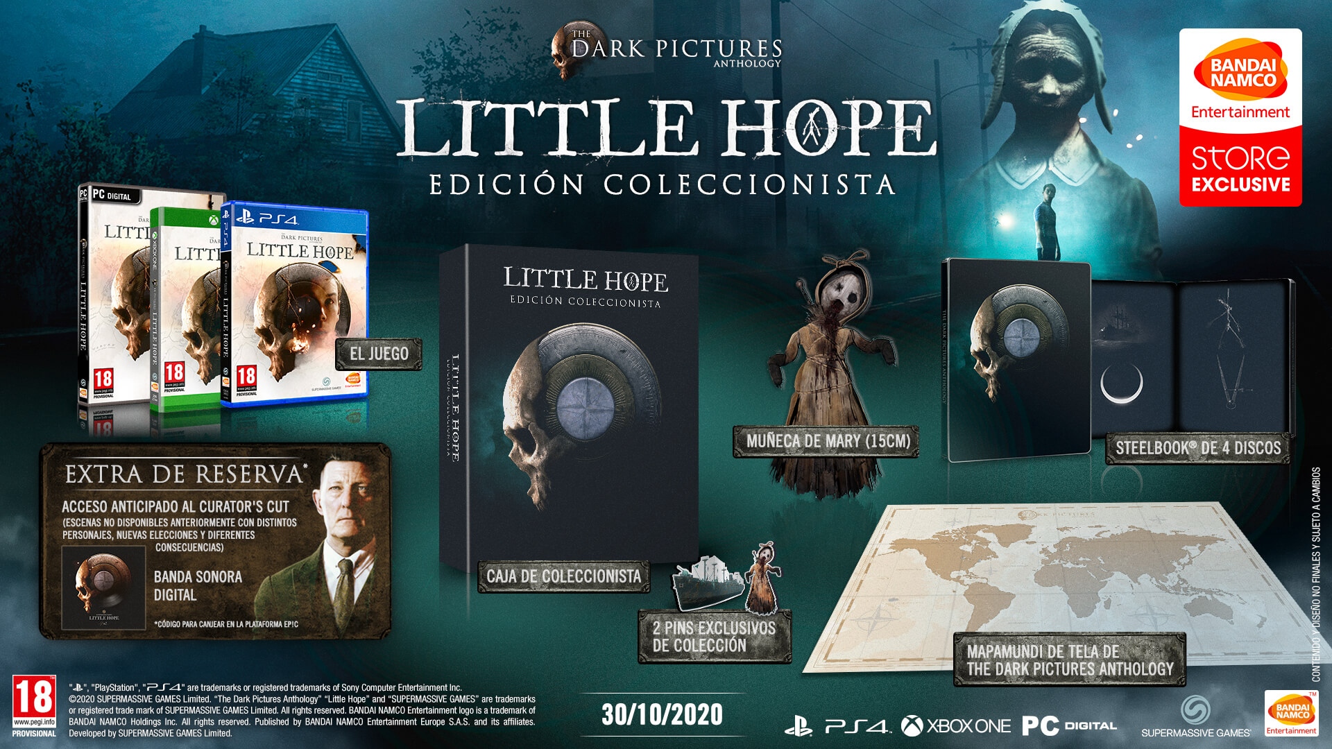The Dark Pictures Anthology Little Hope Coleccionista