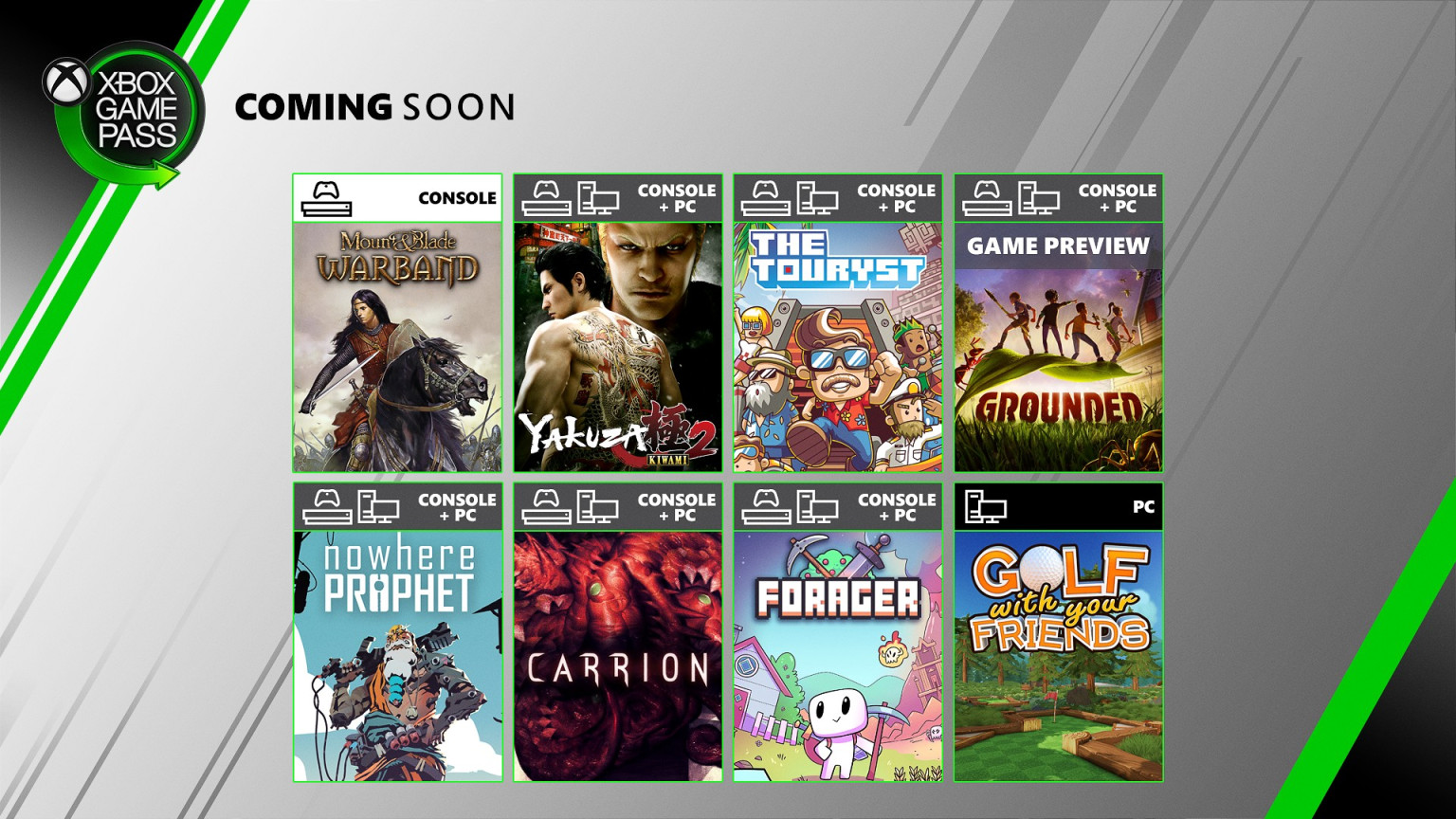 Xbox Game Pass Segunda oleada julio 2020