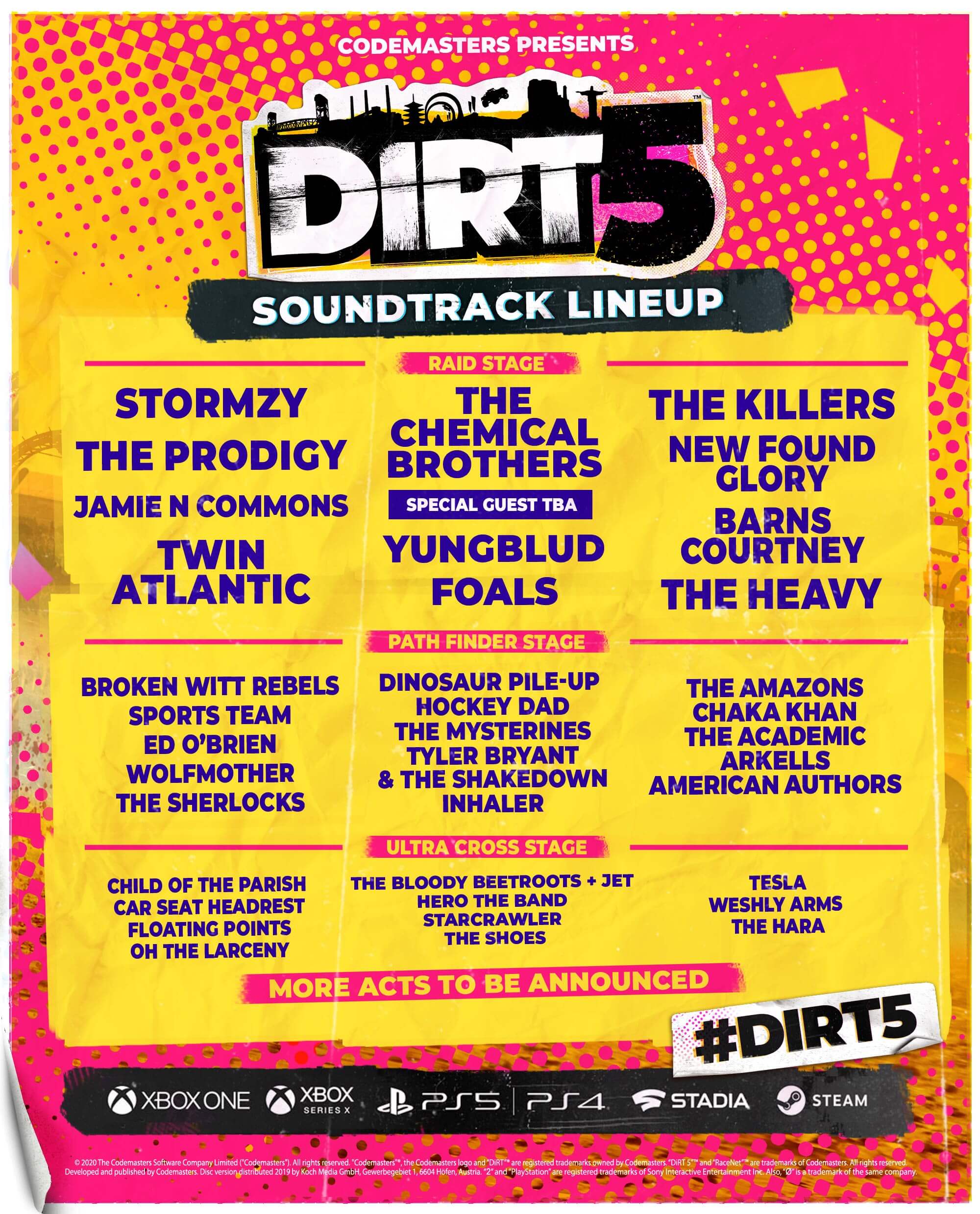 banda sonora de DiRT 5