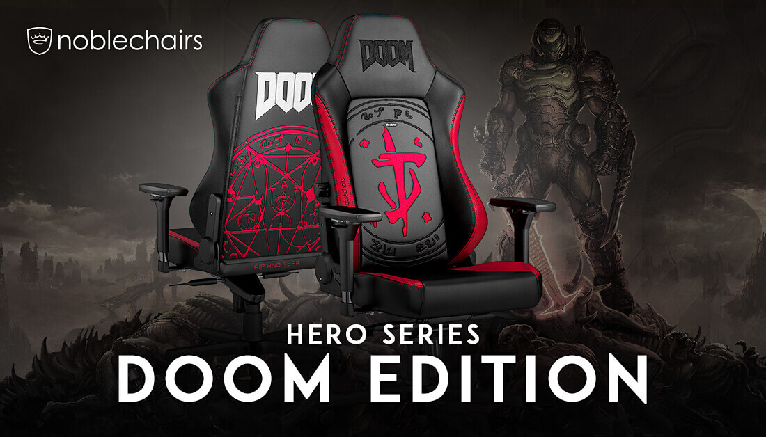 noblechairs HERO Gaming Chair - DOOM Edition