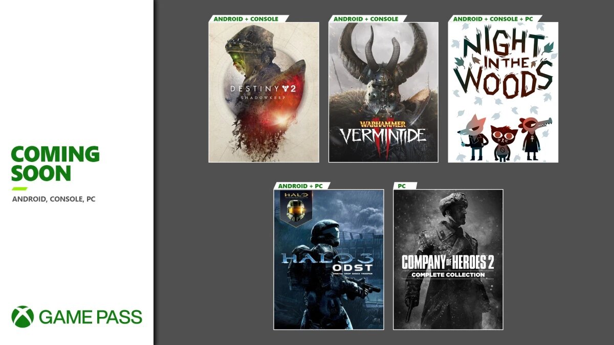 Xbox Game Pass Septiembre 2020