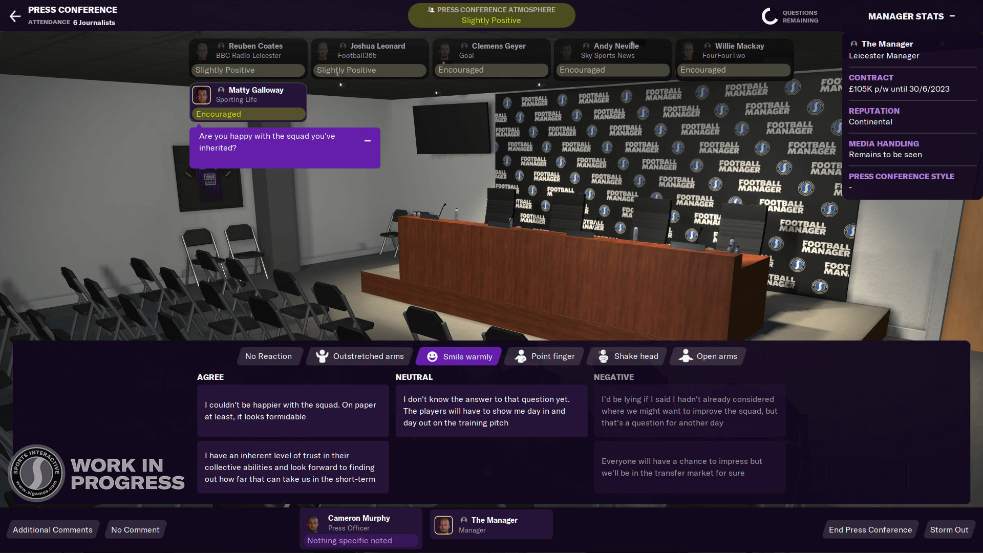 Football Manager 2021 Interaccion