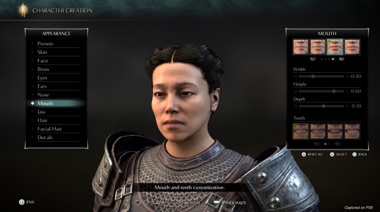 Demons Souls Remake Creador de personajes 3
