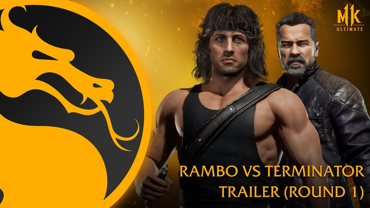 Mortal Kombat 11 Rambo contra Terminator