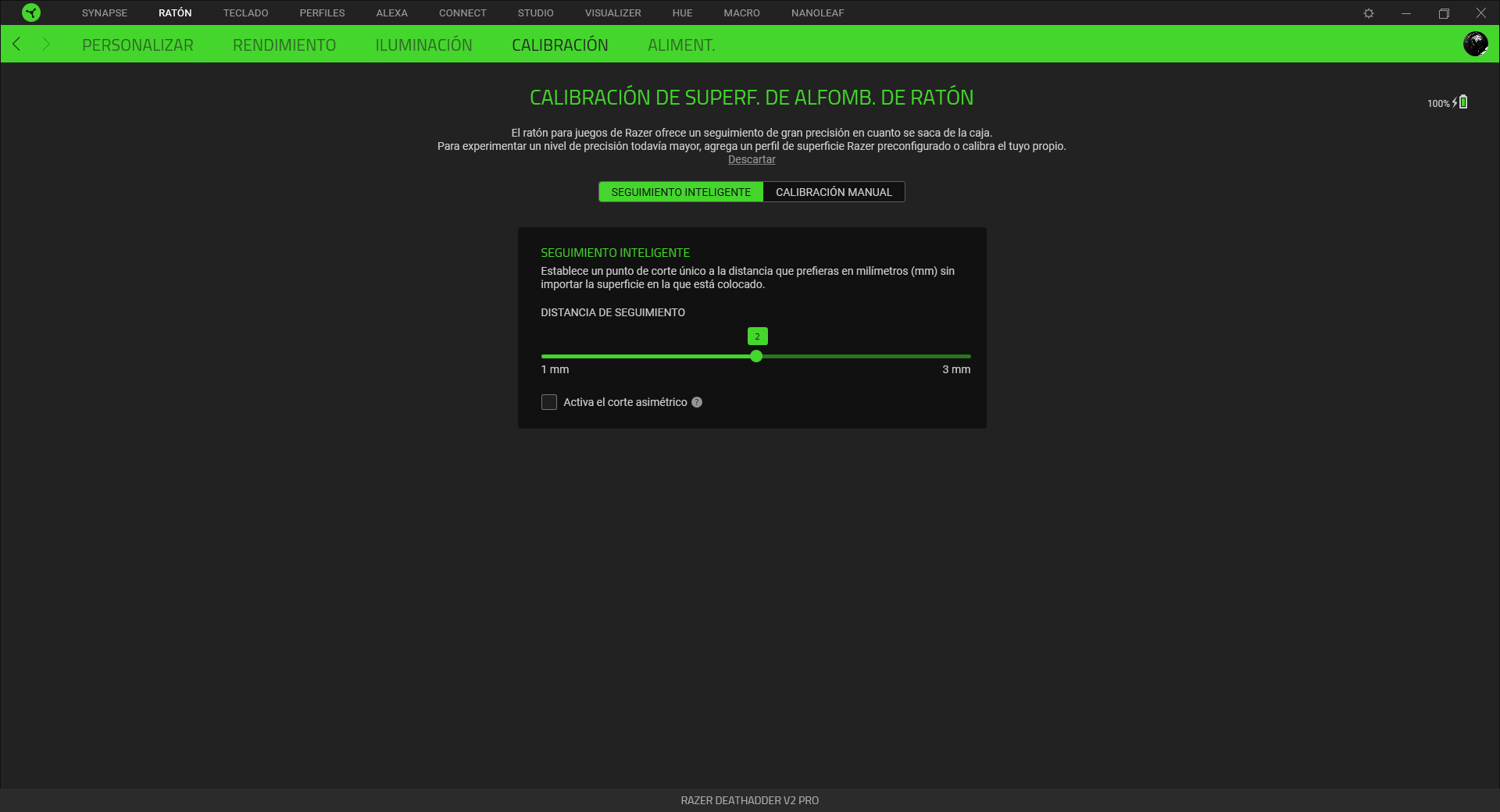 Razer Deathadder V2 PRO Analisis Razer Synapse 4