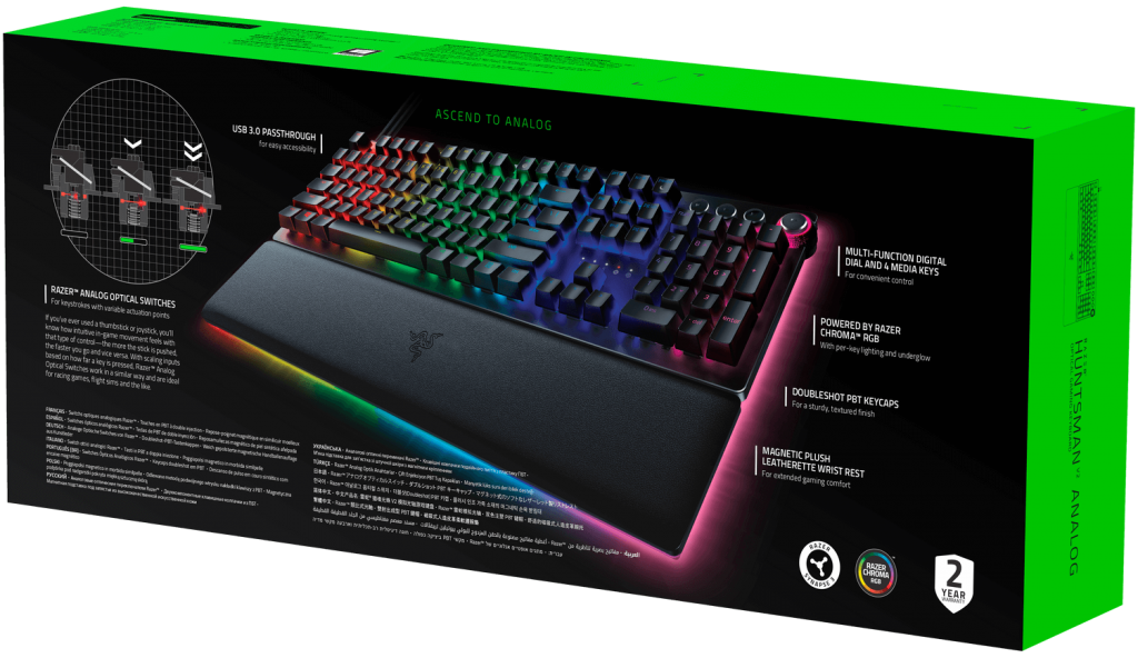 Razer HuntsmanV2 Analog Caja 1