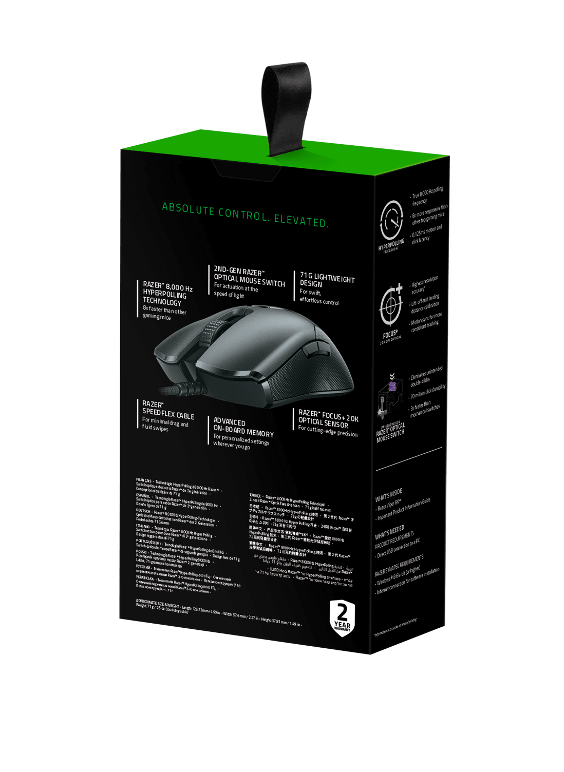 Razer Viper 8KHz Analisis Caja 2