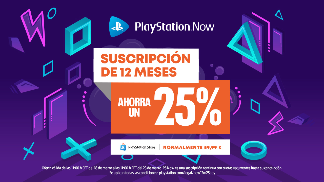 PS NOW PROMO MARZO 2021