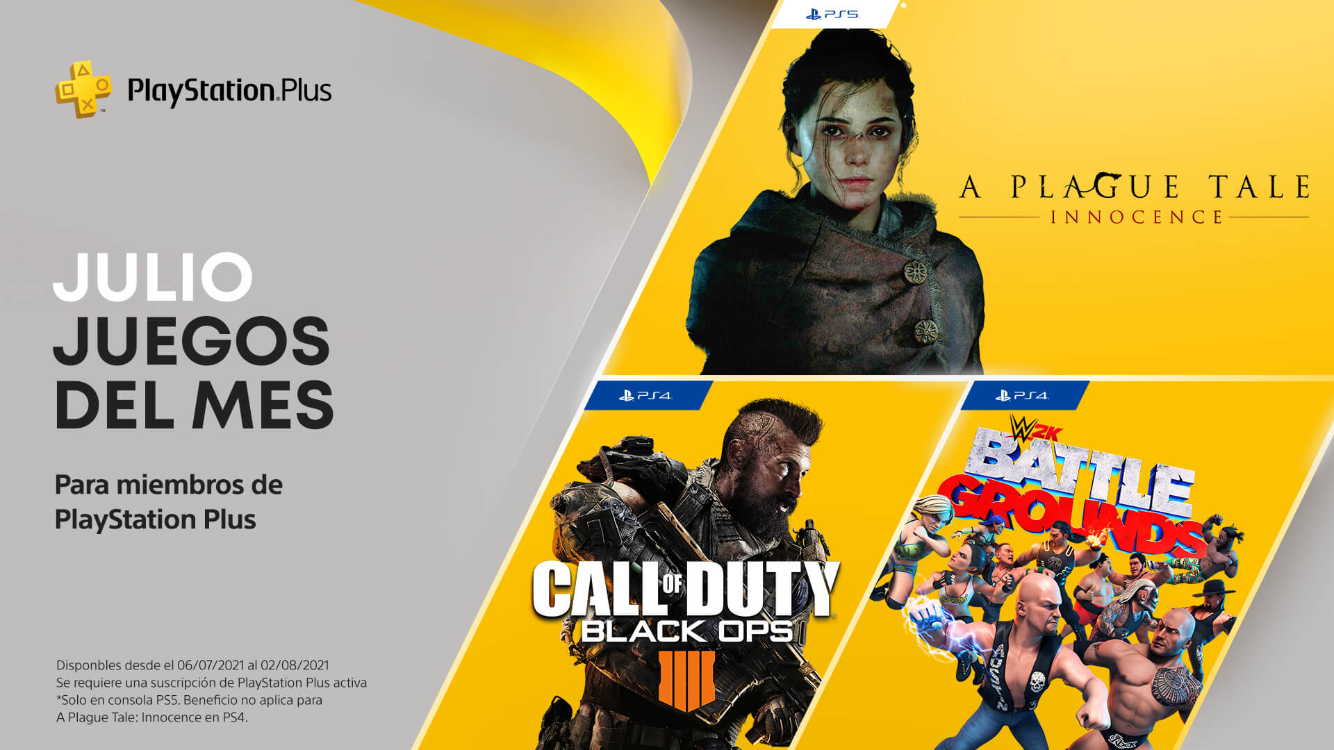PlayStation Plus Julio 2021