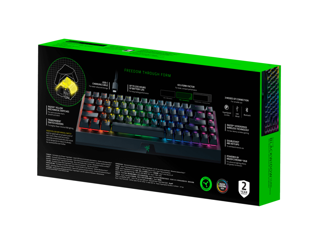 Razer BlackWidow V3 Mini HyperSpeed Análisis Producto 8