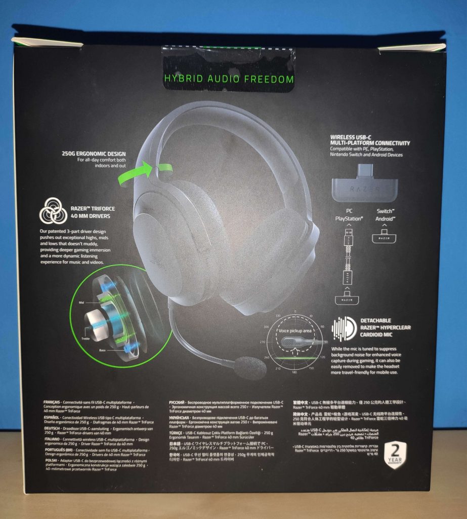 Razer Barracuda X Analisis Caja 2